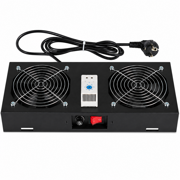 Lande 2'Li Fan Modülü Termostat Switchli Duvar Tipi İçin LN-FAN-THM-2FWM-LG