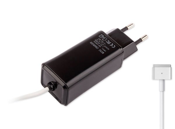 RETRO-Color, Apple MacBook 45W-60W MagSafe 2 Mini Adaptör - Siyah