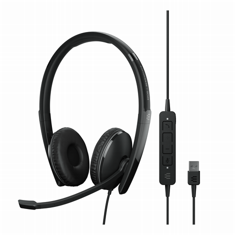 EPOS ADAPT 160 II, Çift Taraflı, USB Girişli, Kablolu Kulaklık