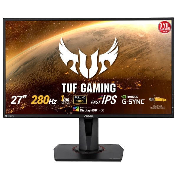 ASUS TUF GAMING VG279QM 27'' 1MS 280HZ 1920x1080 2xHDMI/DP VESA SPEAKER IPS LED GAMING MONITOR