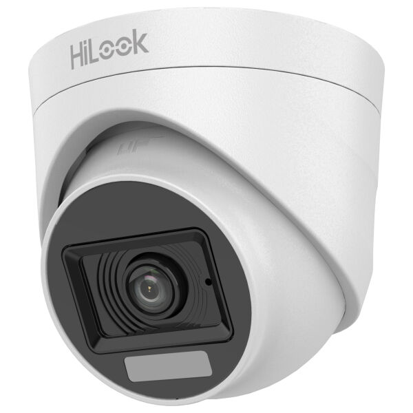 HILOOK THC-T127-LPS 2MP 2.8MM DAHİLİ SES SMART LIGHT TVI DOME KAMERA