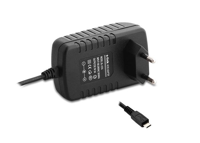 S-link SL-127E 5V 2A Micro Usb Tablet Pc+Akıllı Tel Adaptörü