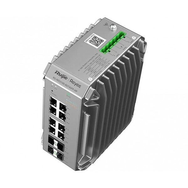 Ruijie Reyee RG-NIS3100-8GT4SFP-HP 8 Port Gigabit PoE + 4GE SFP Endüstriyel Switch