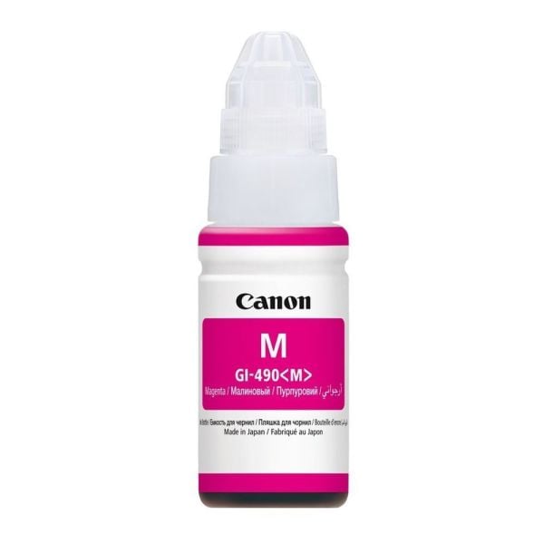 CANON GI-490M KIRMIZI TANKLI YAZICILAR İÇİN MÜREKKEP 70ML 7000 Sayfa