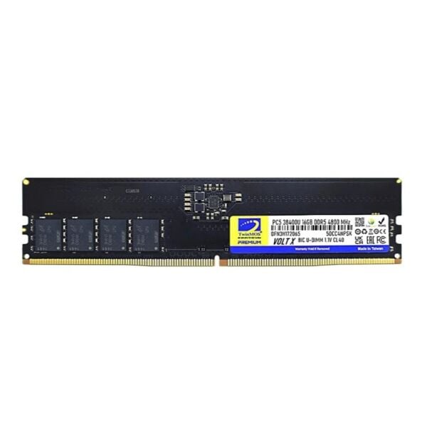 TWINMOS 16GB 4800MHz DDR5 PC RAM TMD516GB4800U40