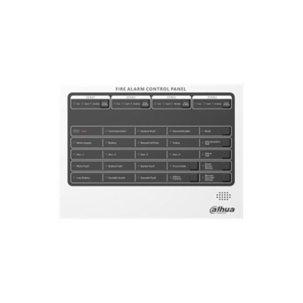 DAHUA HY-C102-4 KONVANSİYONEL 4 BÖLGELİ AKÜ DAHİL YANGIN ALARM PANELİ