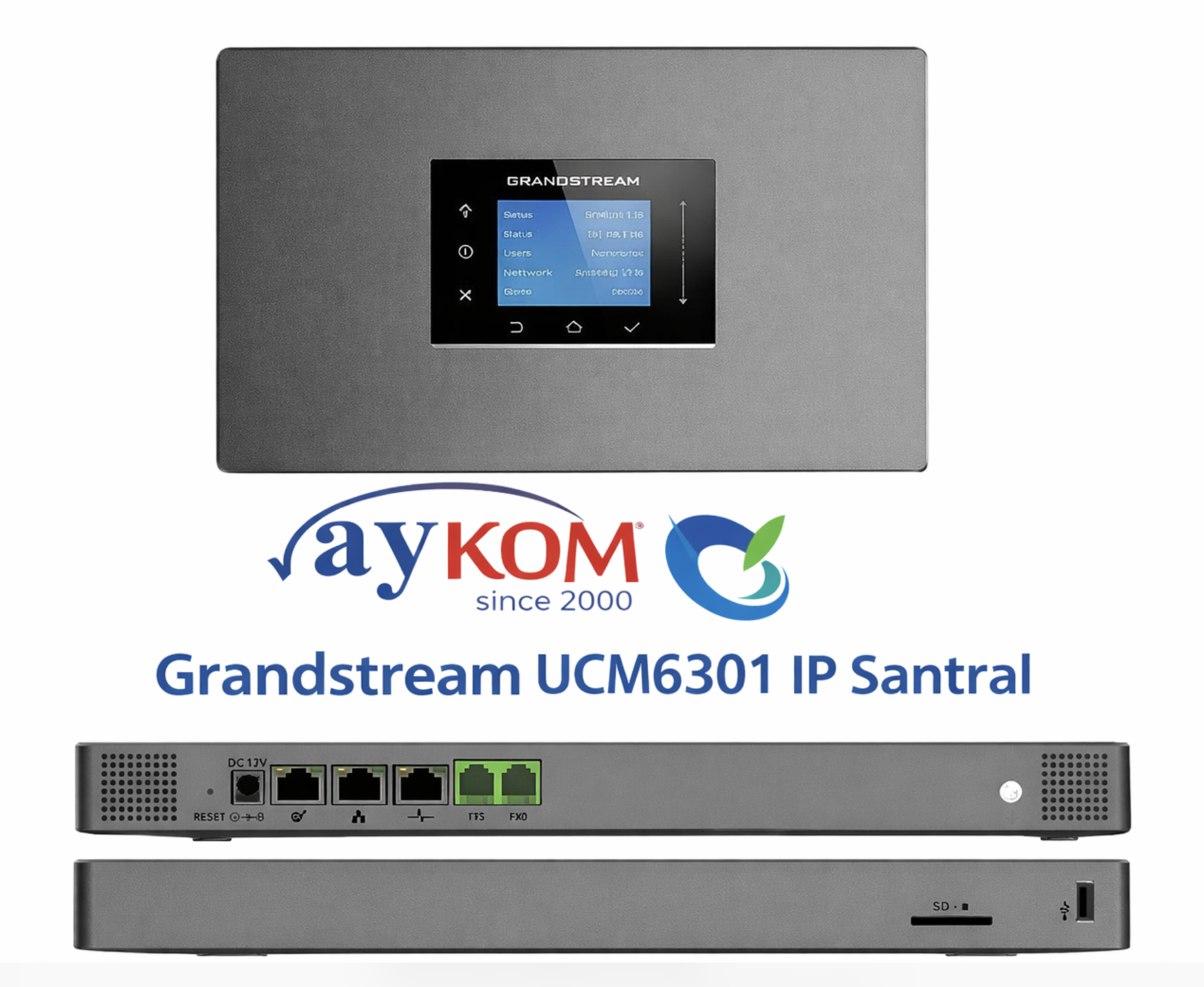 GrandStream UCM6301 IP Telefon Santrali