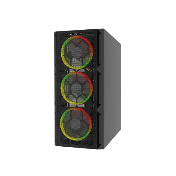 IROMX SPACE BTX-65G 650W 80+ 4x RAINBOW FIXED LED FAN ATX 2xUSB3.0 SİYAH KASA