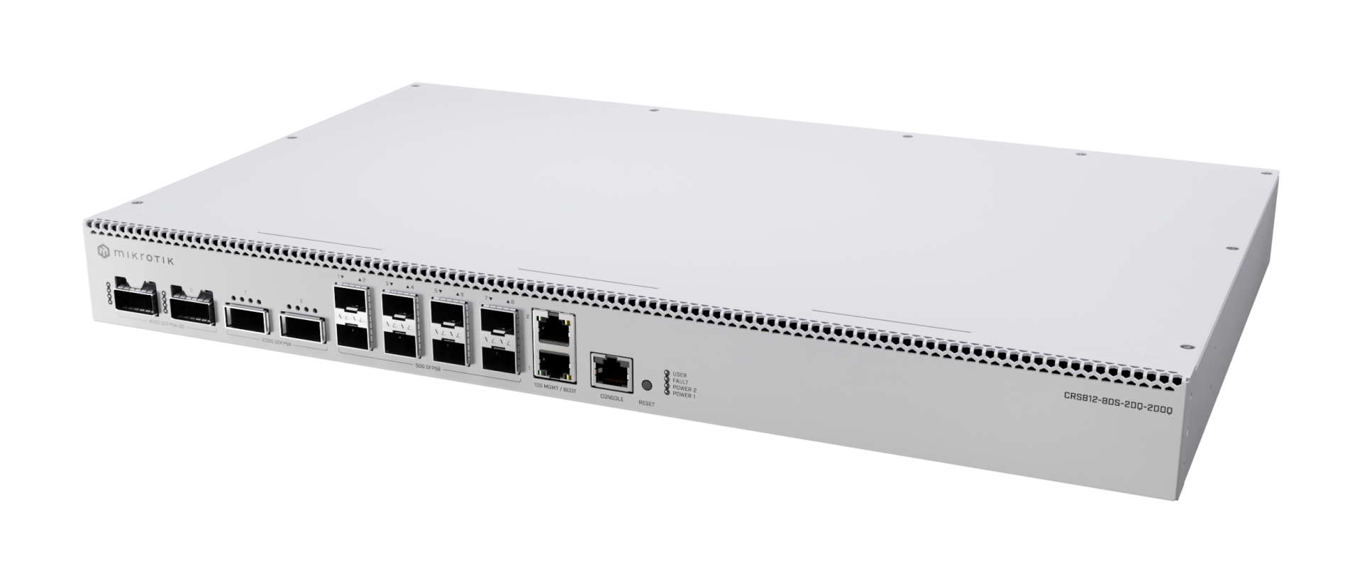 CRS812-8DS-2DQ-2DDQ-RM Cloud Router Switch RouterOS v7