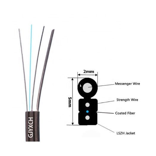 FTTH Fiber Optik Drop Kablosu 4 Core LZSH - Outdoor