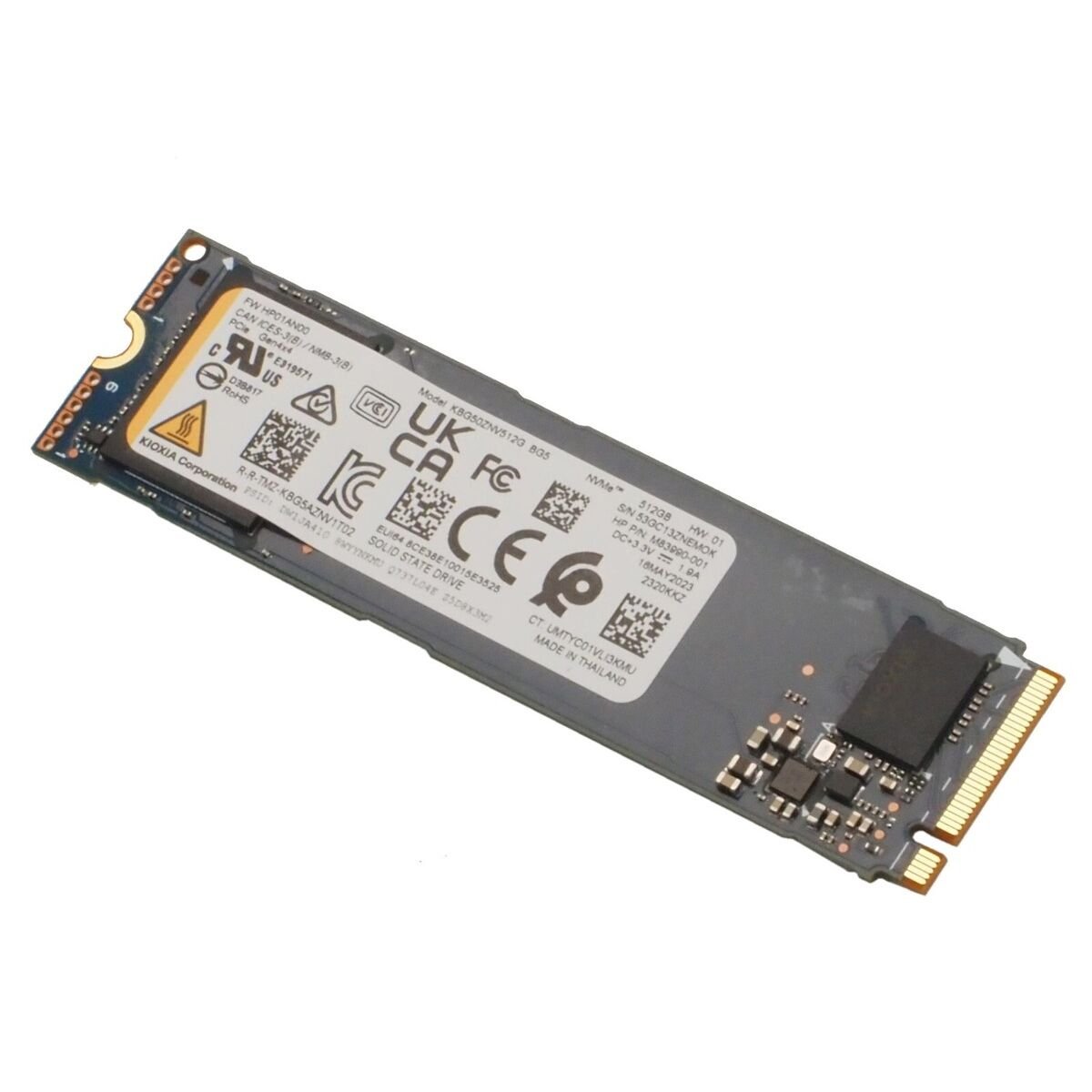 KIOXIA BG5 512GB 3500-2700MB/s 2280 PCIe 4.0 NVME SSD KBG50ZNV512G BULK