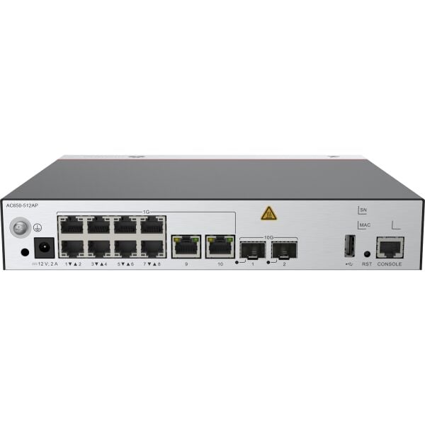 HUAWEI eKIT AC650-512AP 10 PORT 2 X 10G SFP+ WIRELESS CONTROLLER