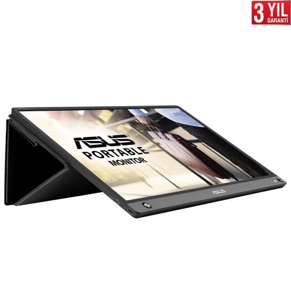 ASUS ZENSCREEN MB16AHP 15.6 TASINABILIR USB MONITOR IPS 1920x1080 5MS USB TYPE-C MICRO-HDMI MM 3YIL DAHILI BATARYA