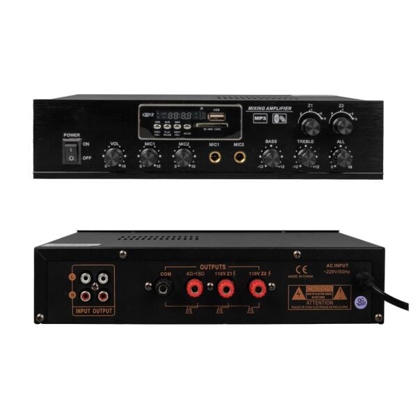 MASTERTECH MT-802 80W 2 BÖLGE MIXER AMFİ