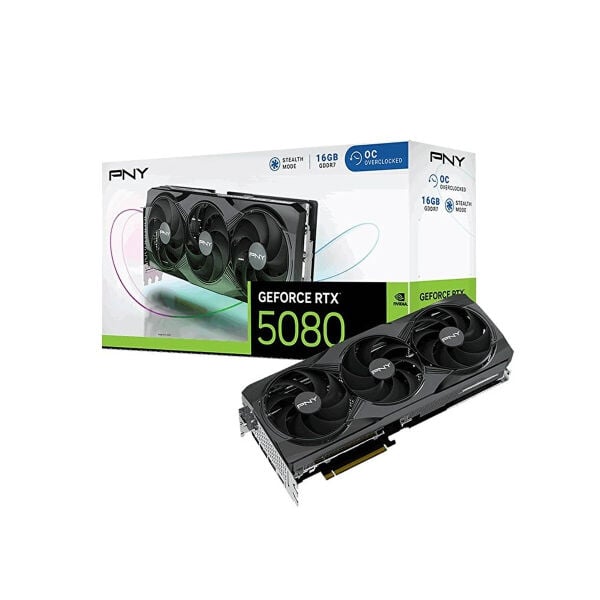 PNY RTX5080 OC 16GB GDDR7 256Bit 3xDP/1xHDMI(VCG508016TFXPB1-O)