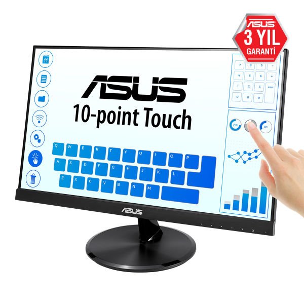 ASUS VT229H 21.5'' 5MS 1920x1080 VGA/HDMI MM VESA DOKUNMATİK LED MONITOR