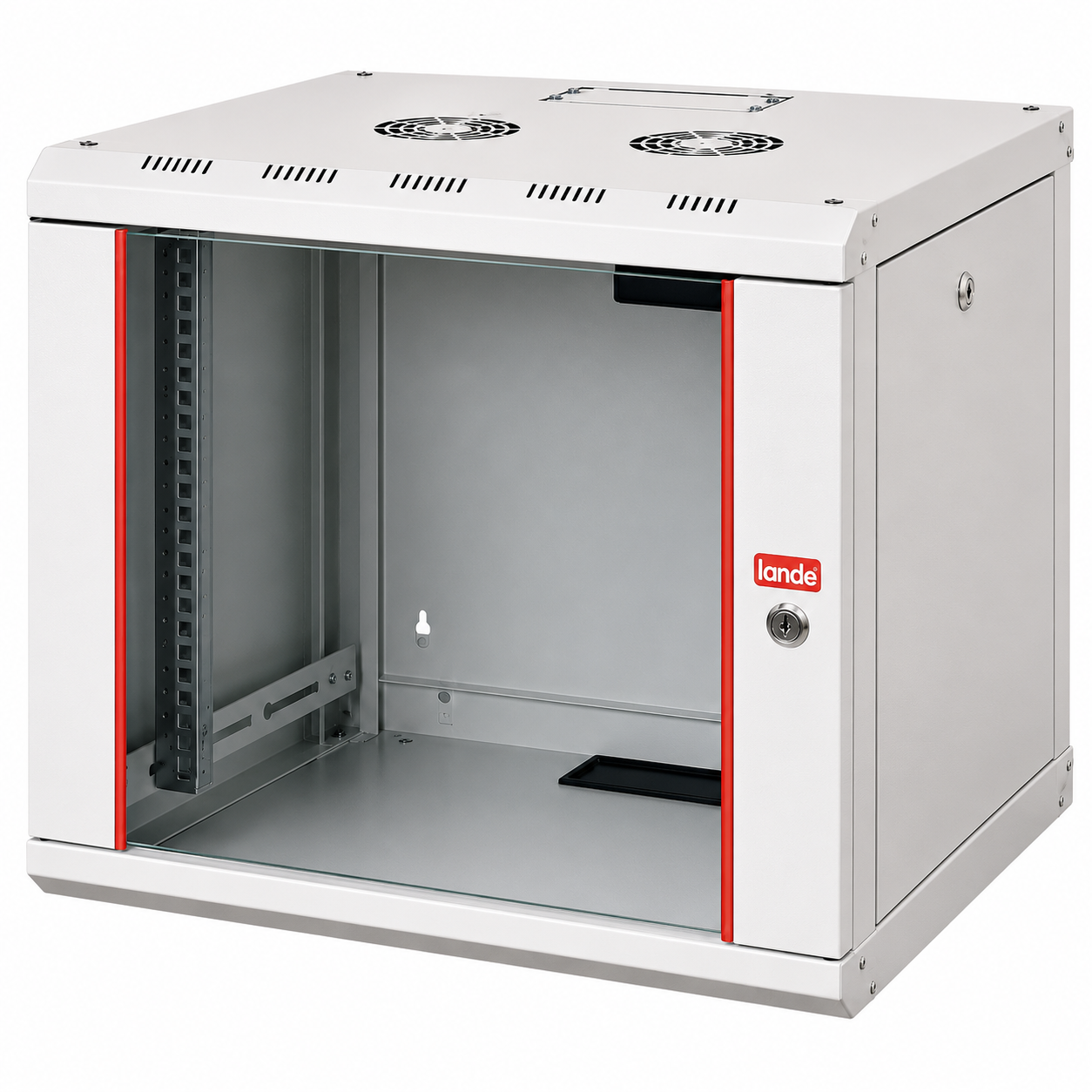 Lande 12U 19'' W600mm x D450mm Duvar Tipi Kabinet LN-PR12U6045-LG
