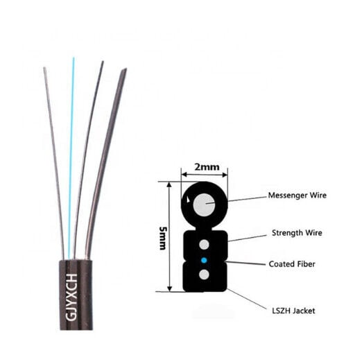 FTTH Fiber Optik Drop Kablosu 8 Core LZSH - Outdoor