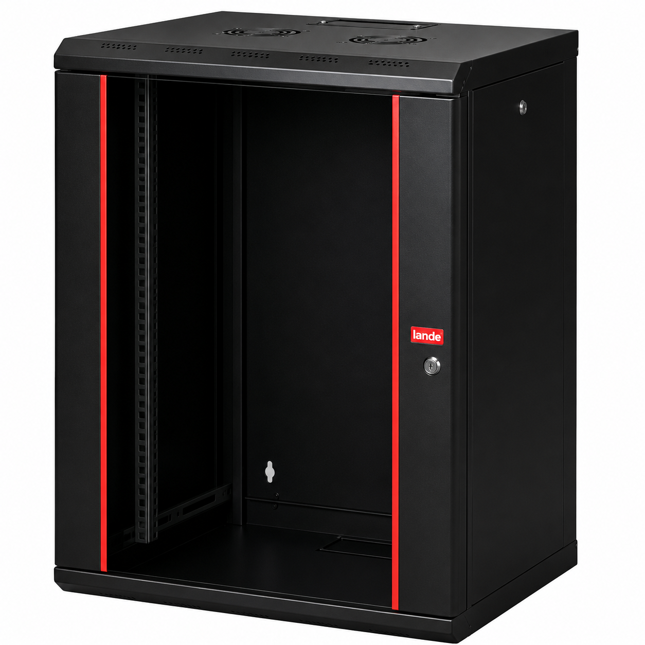 Lande 20U 19'' W600mm x D450mm Duvar Tipi Kabinet LN-PR20U6045-BL