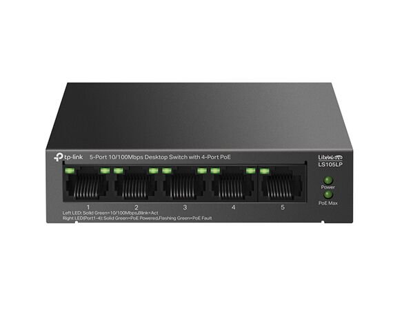 TP-LINK LS105LP 5-Port 10/100 Mbps Desktop S