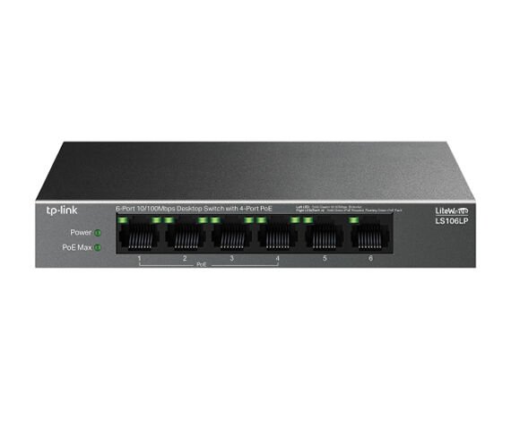 TP-LINK LS106LP 6-Port 10/100 Mbps Desktop S