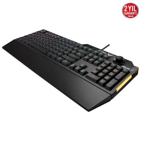 ASUS TUF GAMING K1 RGB MECH BRANE TR SİYAH USB TR GAMING KLAVYE Q