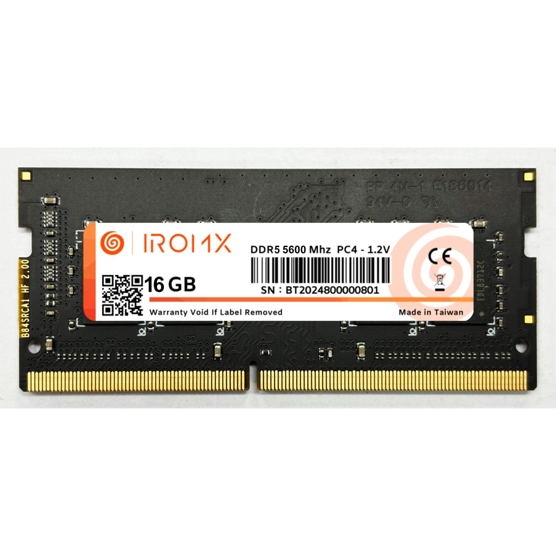 IROMX 16GB 5600MHz DDR5 (SPECTEK CHIP) NOTEBOOK RAM