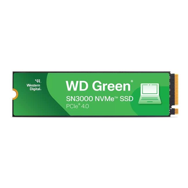 WD GREEN SN3000 500GB 5000/4100MB/s PCIe 4.0 NVME SSD WDS500G4G0E