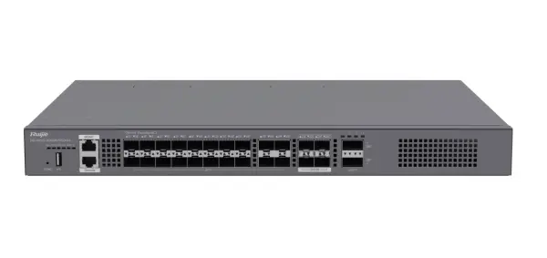 RUIJIE RG-CS86-20XS4VS2QXS-D 20x1G-2,5G-10G SFP+ 4X 10G/25G PORT 2 x 40GBASE-X QSFP+ CLOUD YONETILEBILIR L3 RACK MOUNT SWITCH