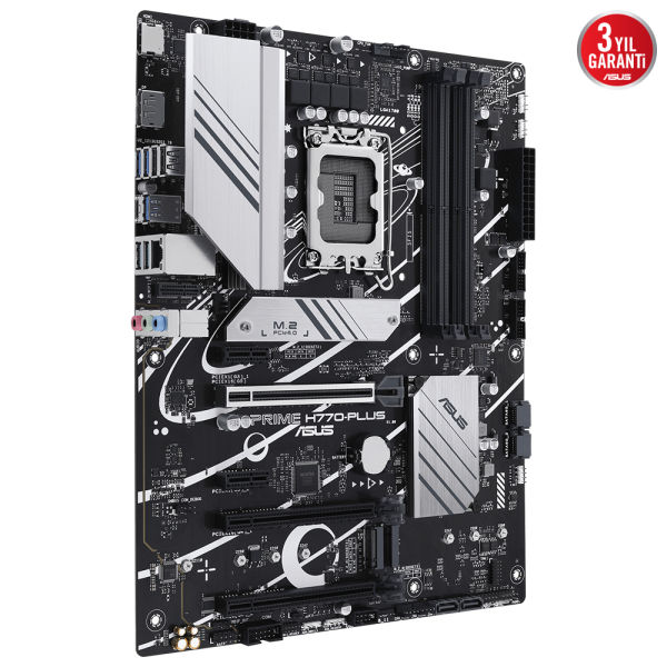 ASUS MB PRIME H770-PLUS Intel H770 LGA1700 DDR5 7200 DP HDMI 3xM2 USB3.2 AURA RGB 2.5Gbit LAN ATX ASUS 5X PROTECTION III Armoury Crate AI Suite 3