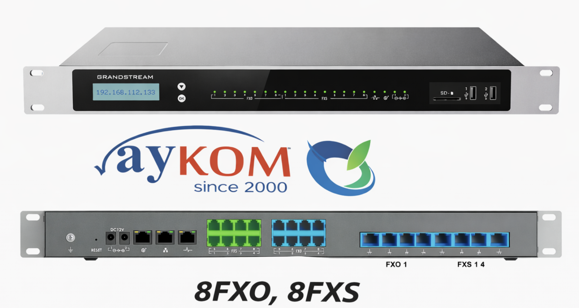 GrandStream UCM6308A IP Telefon Santrali