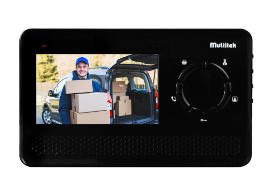 Multitek MB-43S Daire İçi Monitörü (Siyah)