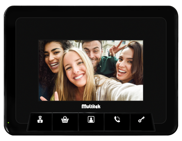 Multitek MB-45S Daire İçi Monitörü (Siyah)