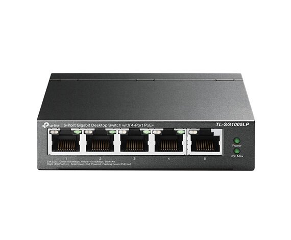 TP-LINK Omada TL-SG1005LP 40W 4GE PoE Sw, 1GE