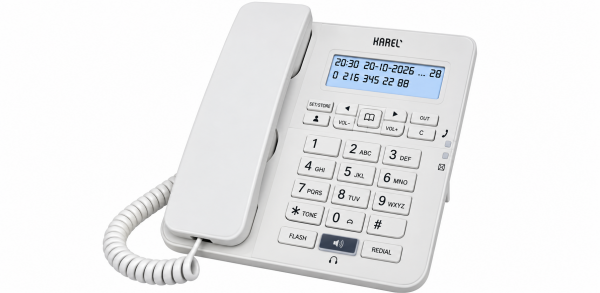 Karel TM145 Ekranlı Telefon (krem)