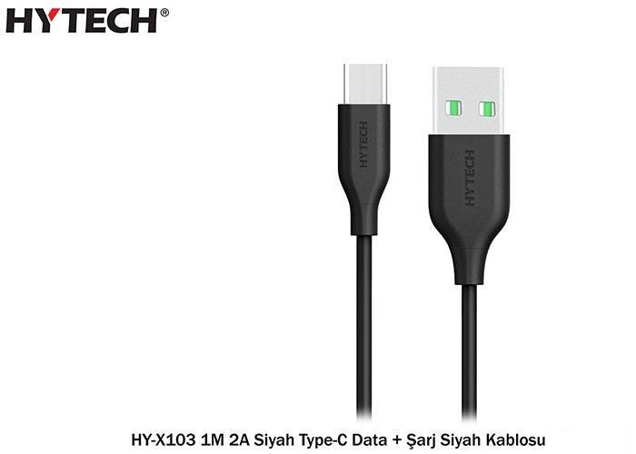 Hytech-HY-X103-1M-2A-Type-C-Data+Şarj