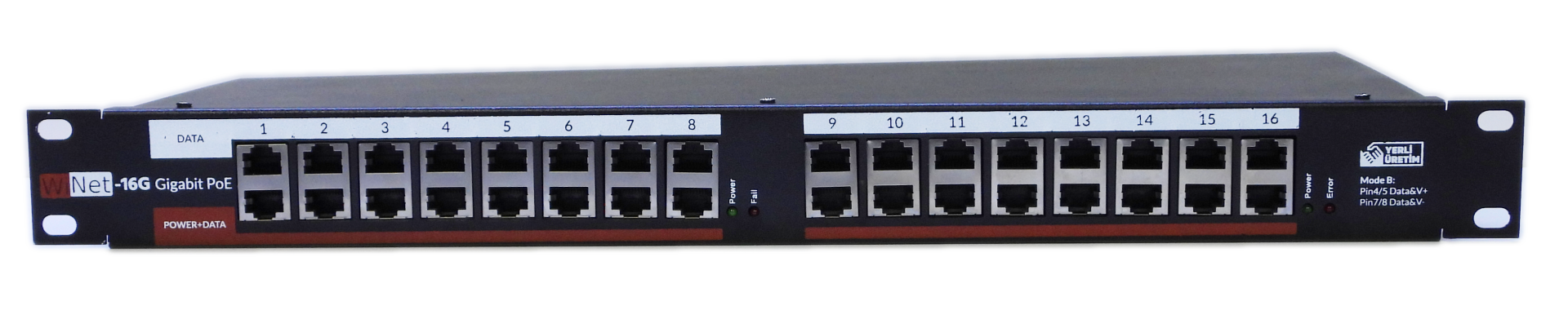 POE - 16 PORT Gigabit Poe Injector
