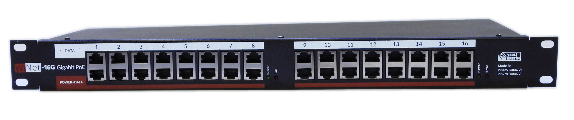 POE - 16 PORT Gigabit Poe Injector