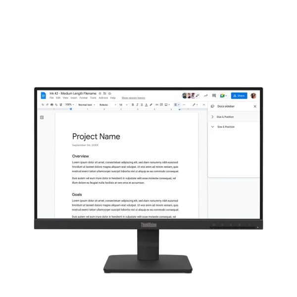 LENOVO S22-4e 64CBKAT6TK 21.5'' 4MS 100Hz 1920x1080 VGA/HDMI VESA SİYAH WLED MONITOR