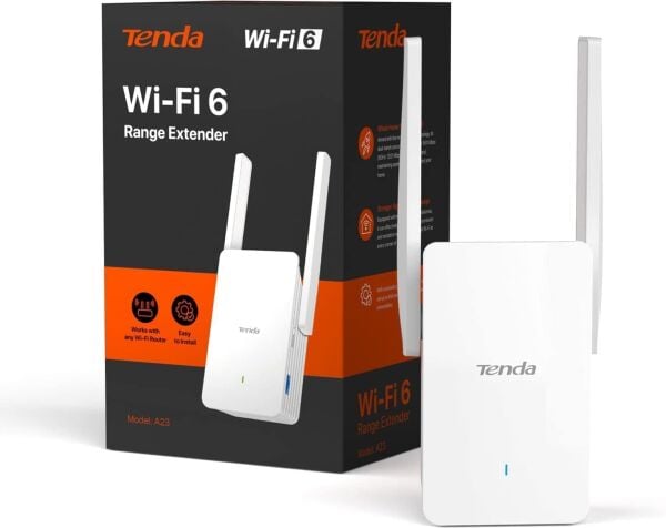 TENDA A23 1500MBPS 2 ANTEN 2.4/5GHz WIFI6 MENZİL GENİŞLETİCİ