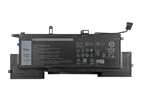 RETRO Dell Latitude 9410, 7146W Notebook Bataryası - Ver.2 - 6 Cell