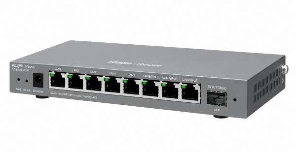 RUIJIE REYEE RG-EG209GS 8 PORT GİGABİT 10/100/1000 1xSFP YONETILEBILIR GATEWAY/ROUTER
