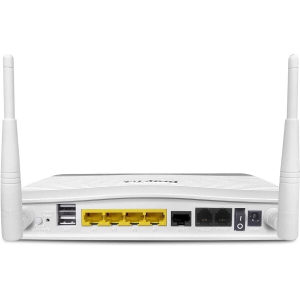DRAYTEK VIGOR 2766AC GFAST 4 PORT 2 ANTEN IKEv2 SSL /OPEN VPN KABLOSUZ VDSL2/ADSL2+ MODEM ROUTER