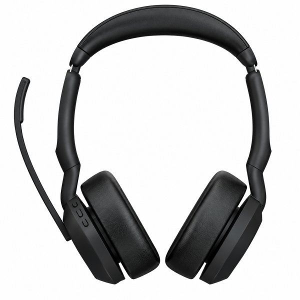 Jabra Evolve2 55 Duo Link380a Ms Şarz Standlı Kablosuz Kulak Üstü Kulaklık