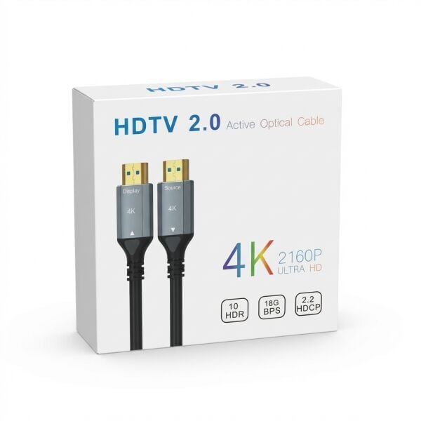 S-LİNE FK05100-4KOPT 100MT 2.0V 4K FİBER OPTİK HDMI KABLO