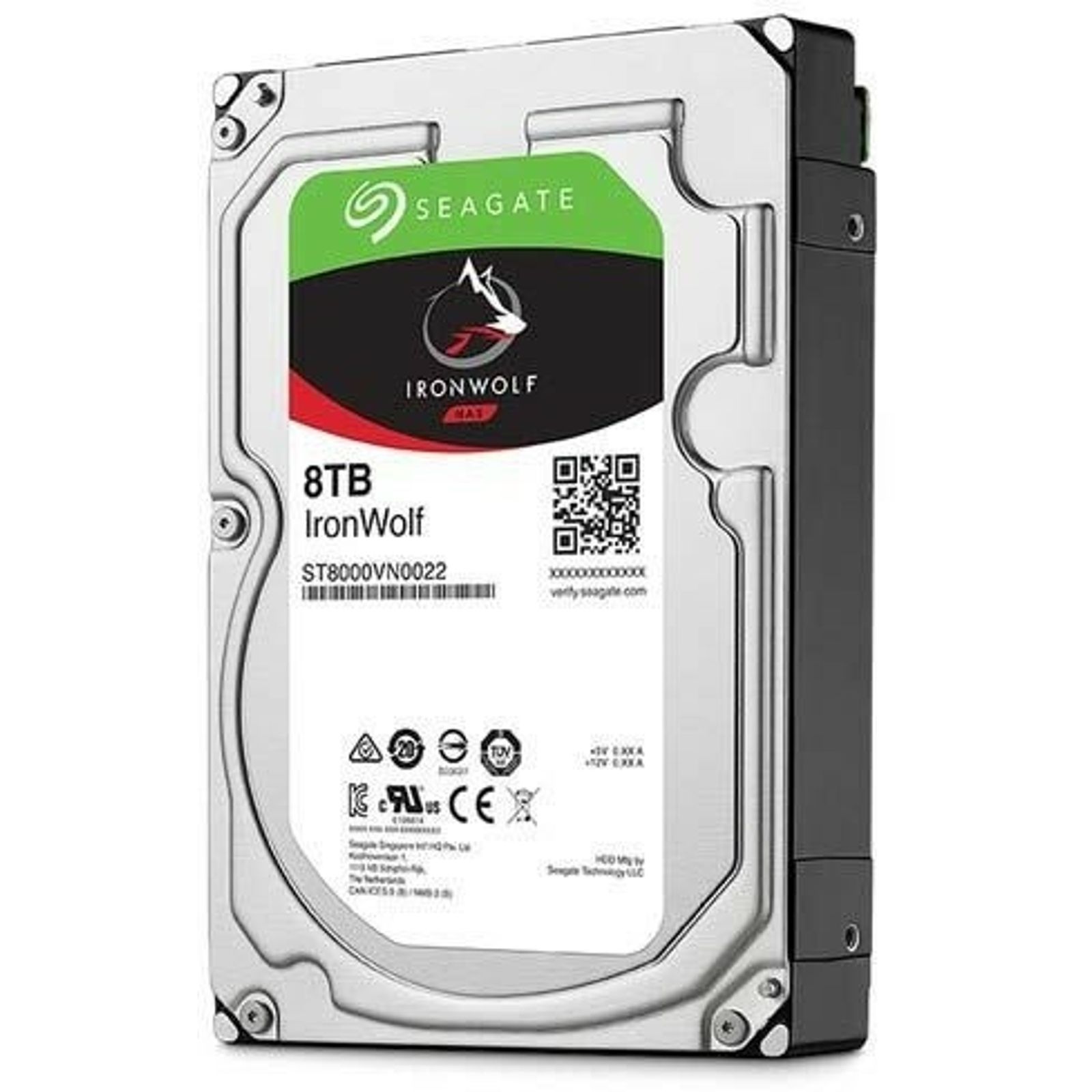 SEAGATE IRONWOLF 8TB 7200RPM 256MB SATA3 ST8000VN004 NAS HDD
