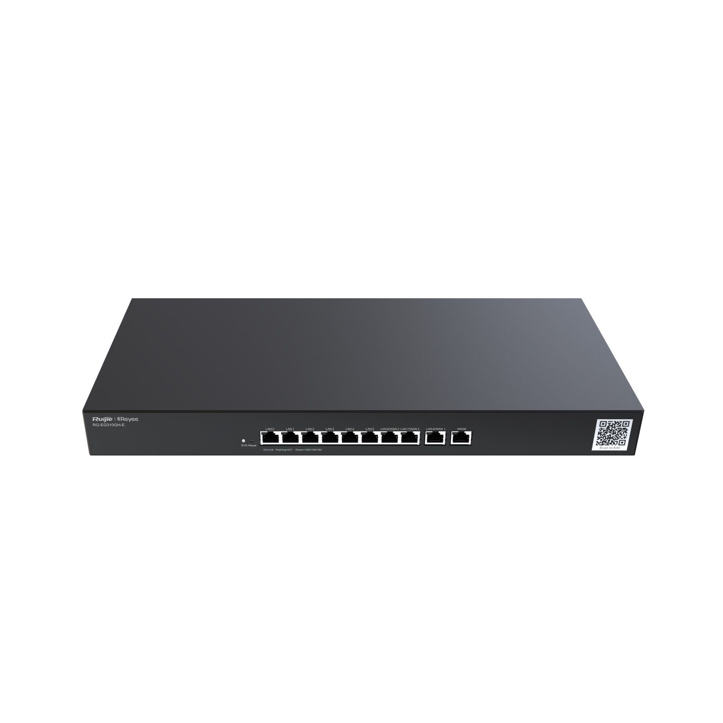 RUIJIE RG-EG310GH-P-E 10 PORT GIGABIT 10/100/1000 8 PORT POE/POE+ YONETILEBILIR GATEWAY/ROUTER