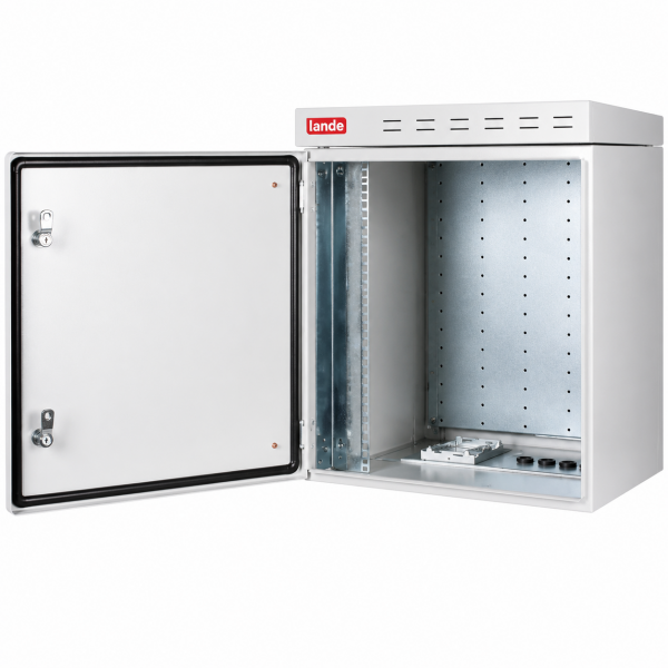 Lande 12U 19'' W600mm x D300mm Outdoor IP55 Kabinet LN-ESO-IP5512U6030-LG