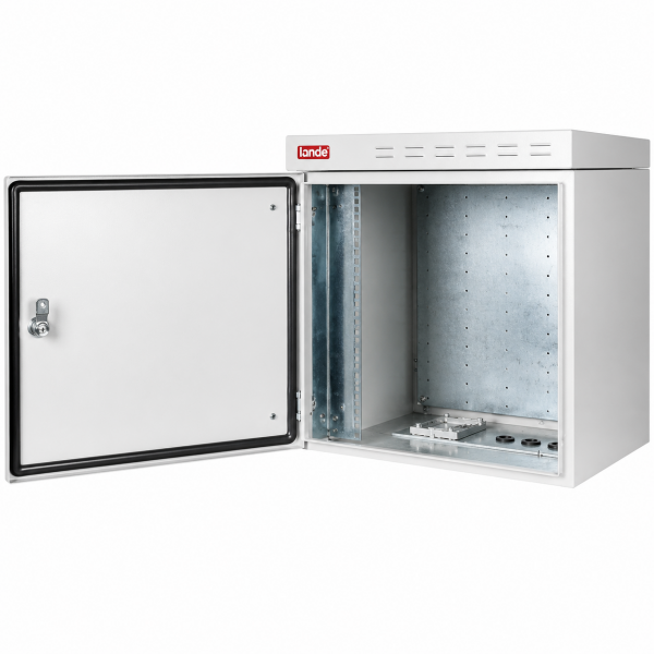 Lande 9U 19'' W600mm x D450mm Outdoor IP55 Kabinet LN-ESO-IP5509U6045-LG