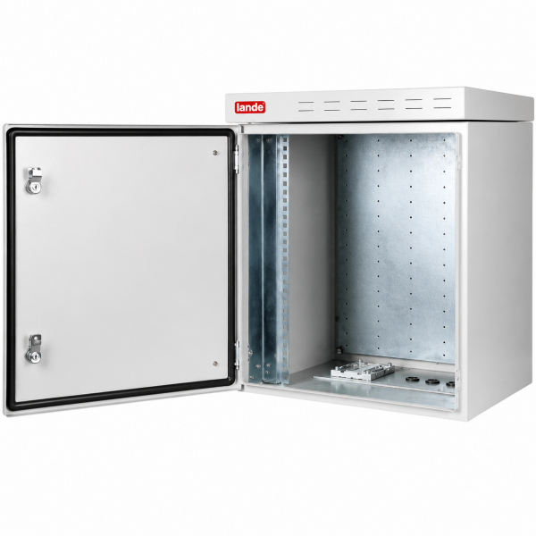 Lande 12U 19'' W600mm x D450mm Outdoor IP55 Kabinet LN-ESO-IP5512U6045-LG